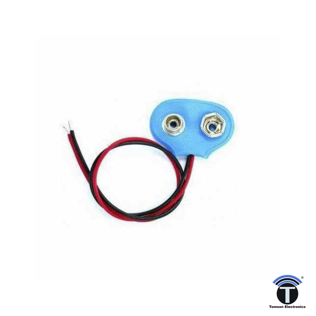 9V Battery Snap in Ttype TOMSON ELECTRONICS