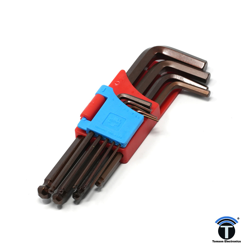 Taparia Long Allen Key Set KBHM9L TOMSON ELECTRONICS Taparia Long Allen Key Set Kbhm9l Tomson Electronics