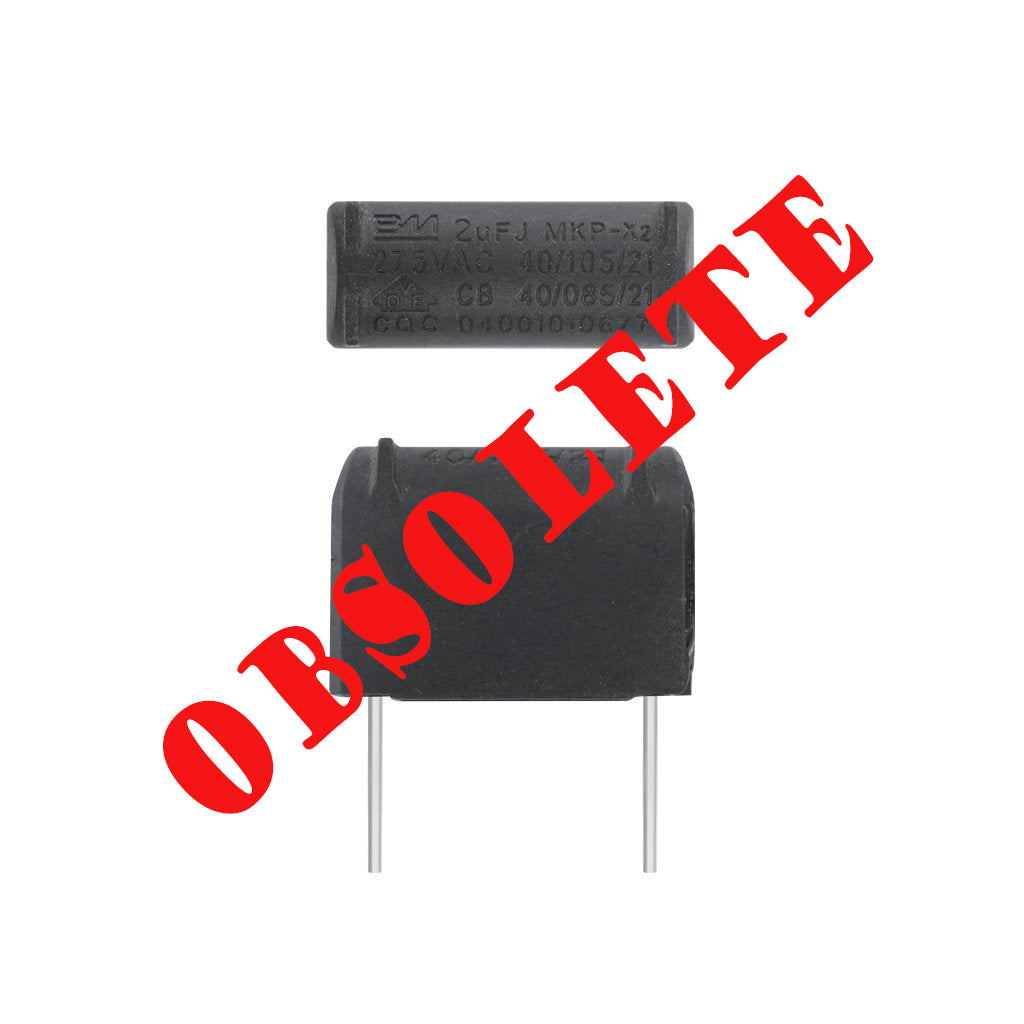 2uF  275V AC MKP-X2 Metallized Polypropylene Capacitor