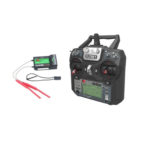 Flysky FS-i6X 2.4GHz 6CH AFHDS 2A RC Transmitter With FS-iA10B 2.4GHz 10CH Receiver