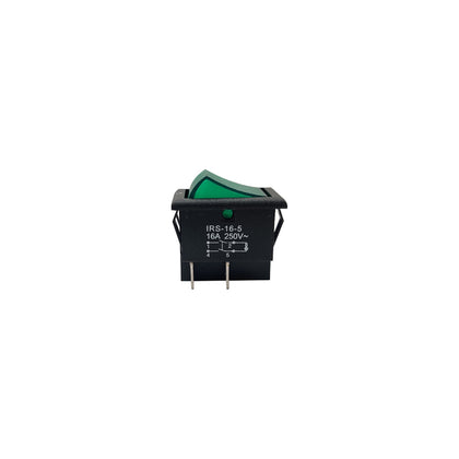 ELCOM Rocker Switch IRS 16 16A Green Tomson Electronics