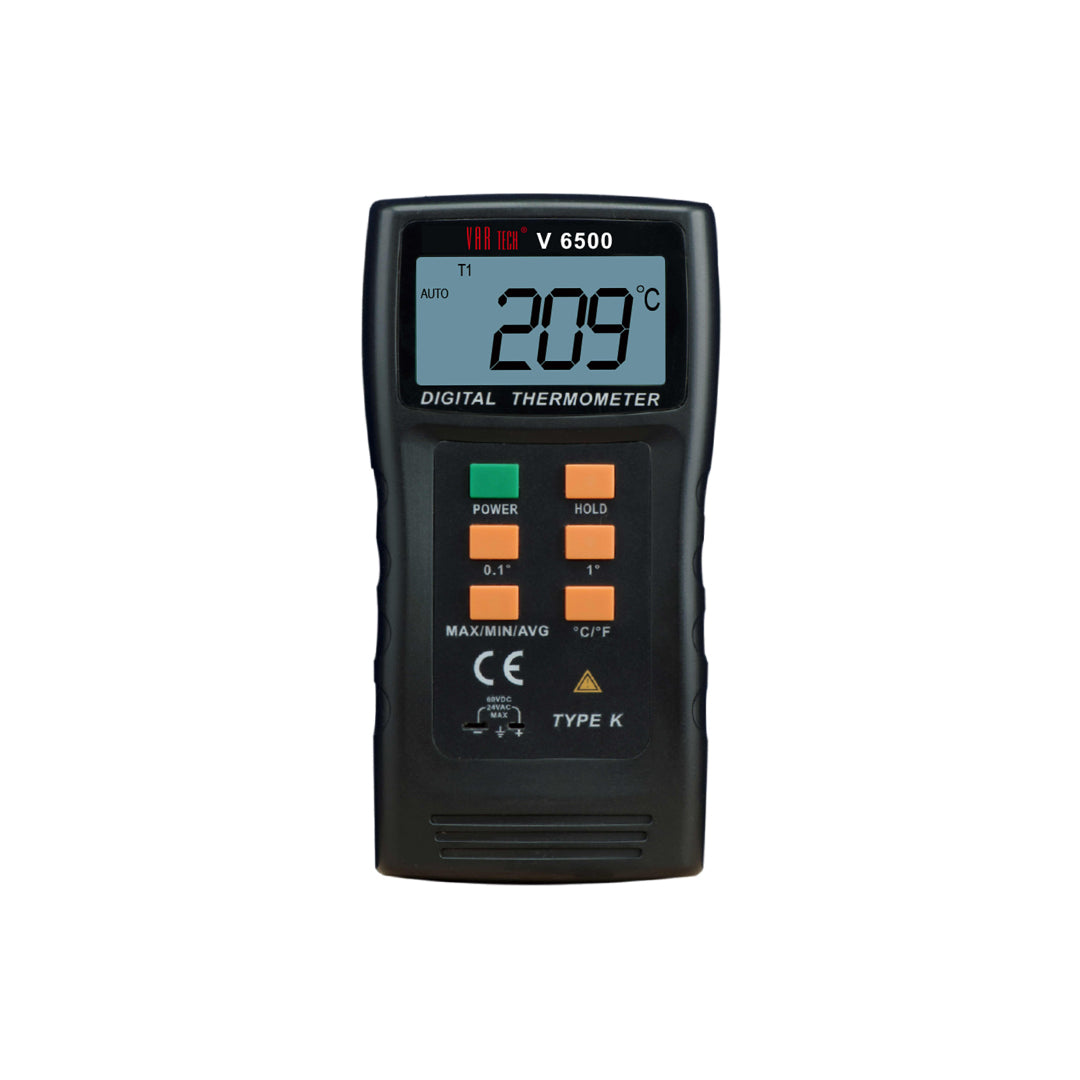 VAR TECH -150°C to 1300°C K-Type Industrial Digital Thermometer V 6500