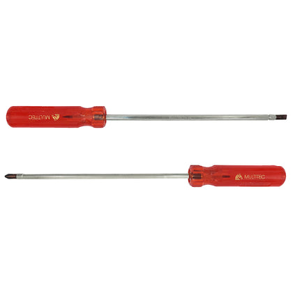 2 in 1 Reversible Screw Driver with Hexagon Rod & Extra Hard Tips R6200