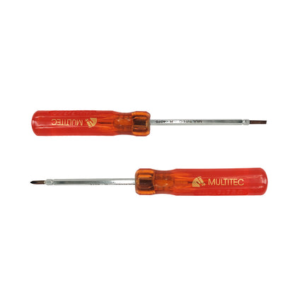 2 in 1 Reversible Screw Driver with Hexagon Rod & Extra Hard Tips R-4075