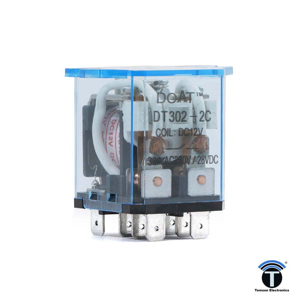 DT 302-12V-2C (30A) Doat Relay – Tomson Electronics