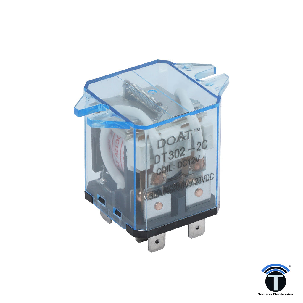 DT 302-12V-2C (30A) Doat Relay – TOMSON ELECTRONICS