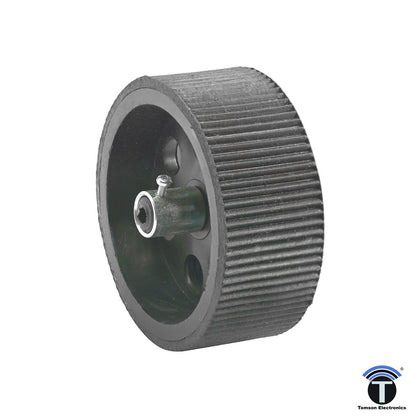 Robot wheel Black 10CM X 4CM