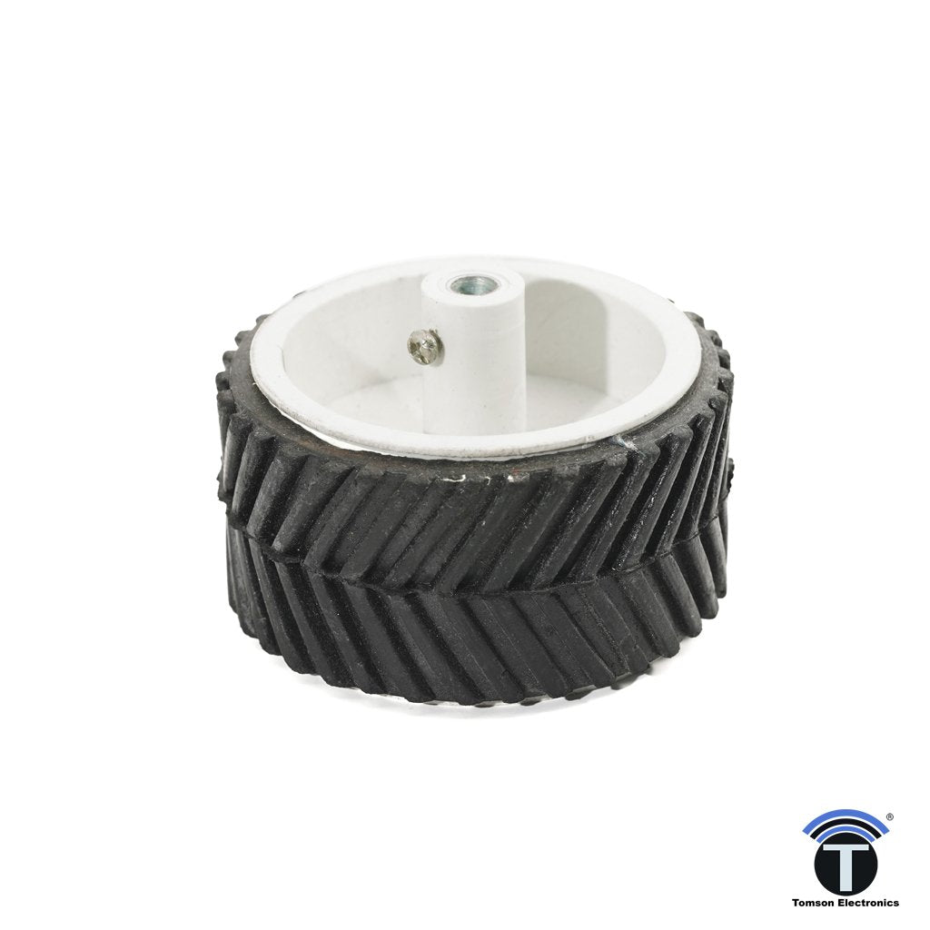Robotic Wheel White 7CM X 4CM