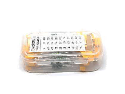 0.25W Resistor Box Assortment of 150 Resistors and 30 Values