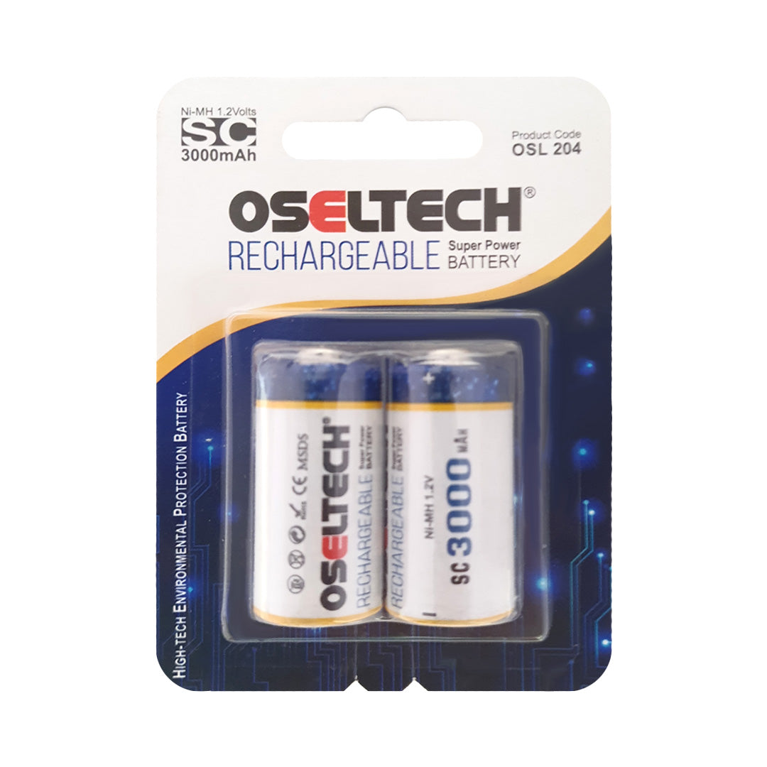 SC 1.2V 3000mAh Ni-MH Oseltech Rechargeable Battery