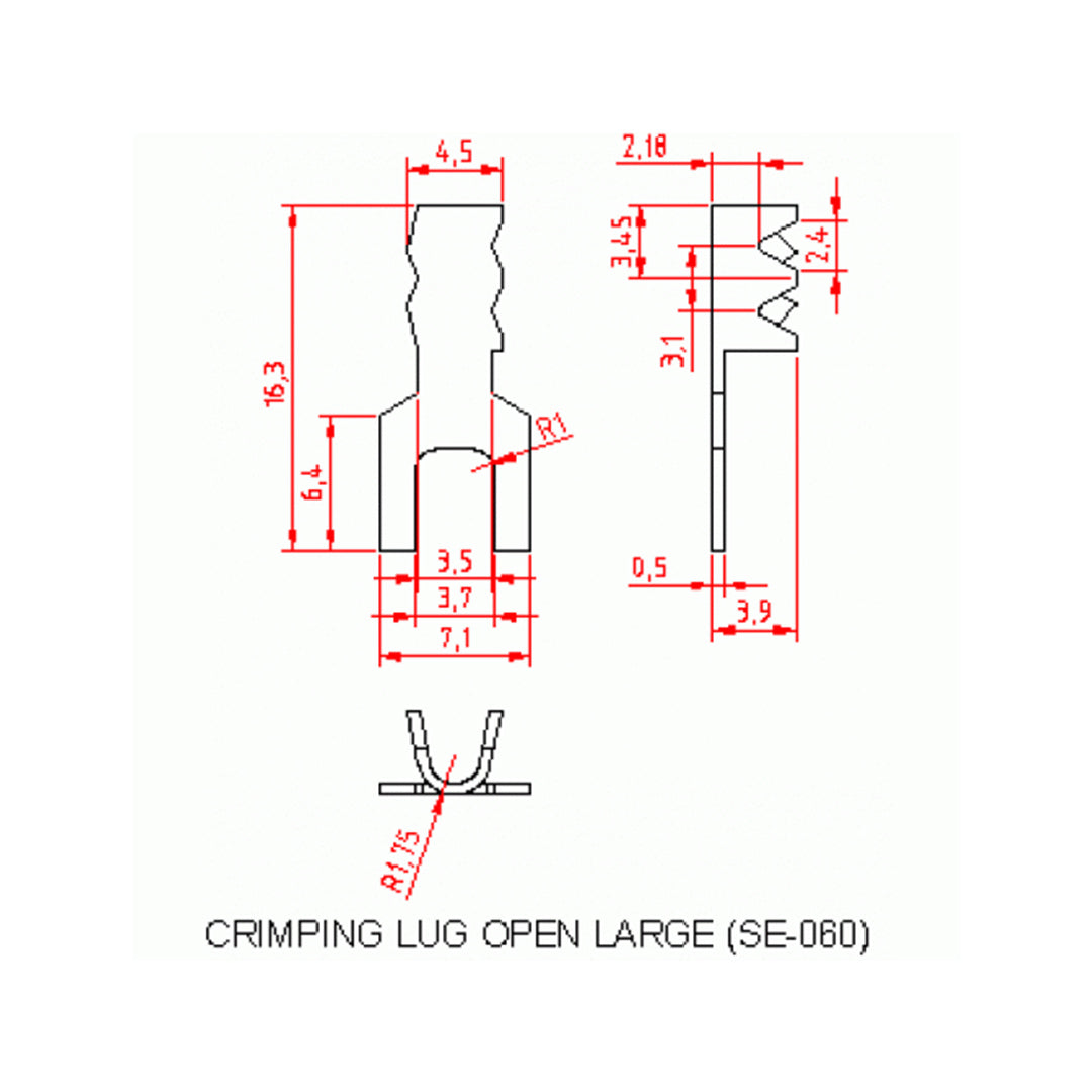 SE060 Crimping Lug Open Large