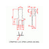SE060 Crimping Lug Open Large