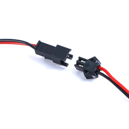 JST SM 2 Pin Plug Male and Female Connector Adapter with 150 mm Cable Wire