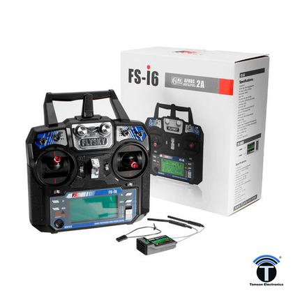 Flysky FS-I6 2.4G 6CH AFHDS RC Transmitter With FS-IA6 Receiver